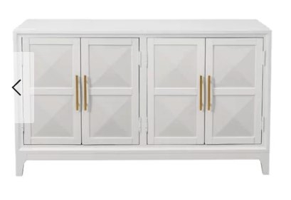 Aiello Four Door Geometric Front Sideboard - Image 0