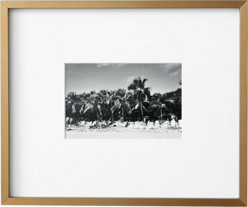 Gallery Brass Frame with White Mat 4x6 - Image 4