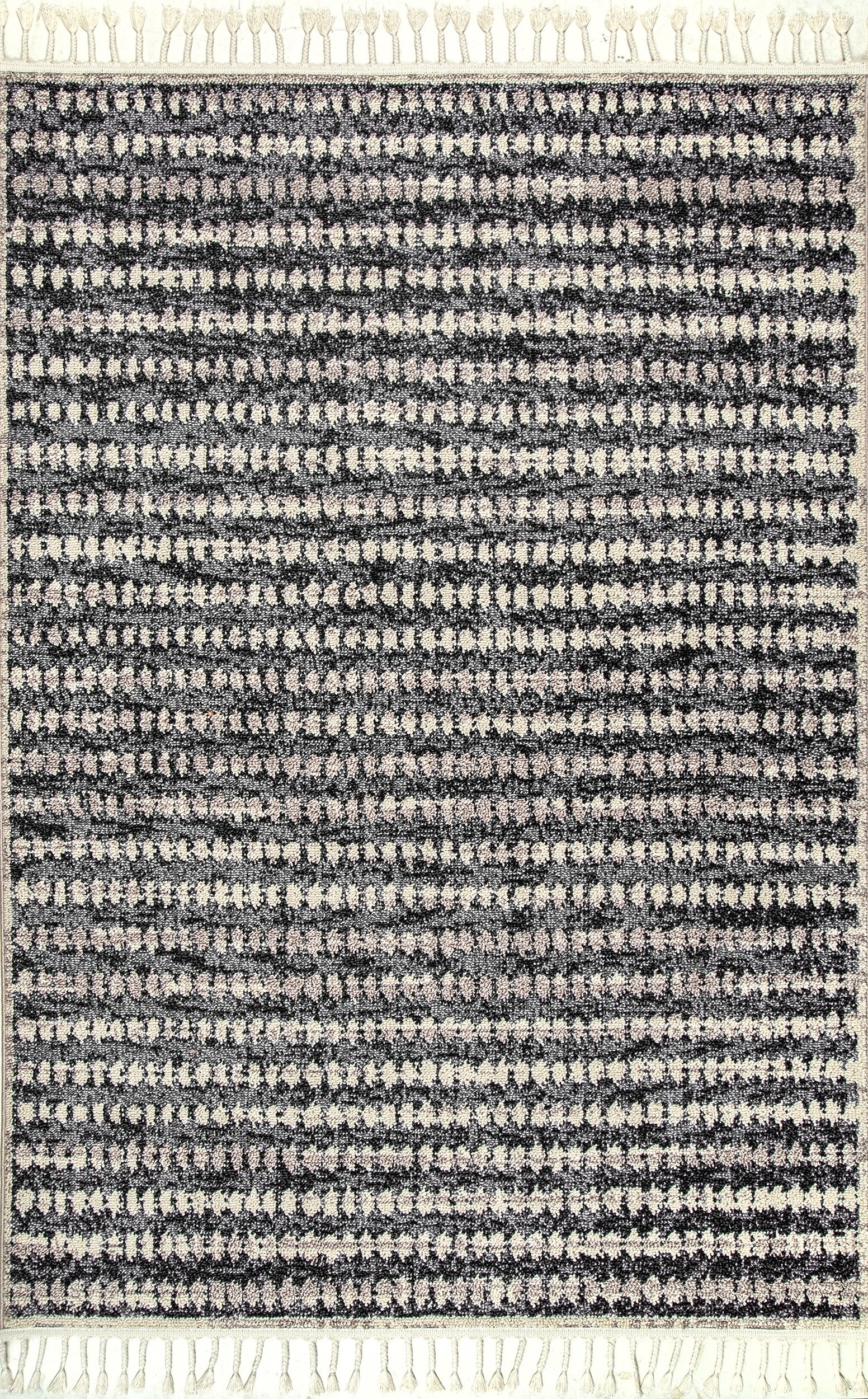 Sophia Striped Tassel Rug - 5' x 8' - Image 0