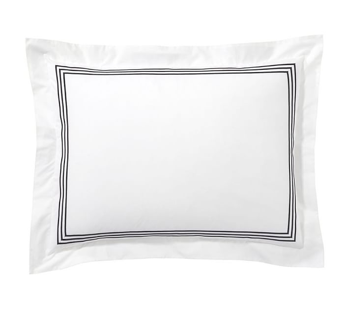 Grand Organic Sham, Standard, Black - Image 0