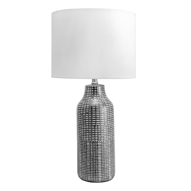 Eyre Ceramic Linen Shade 26" Table Lamp - Image 0