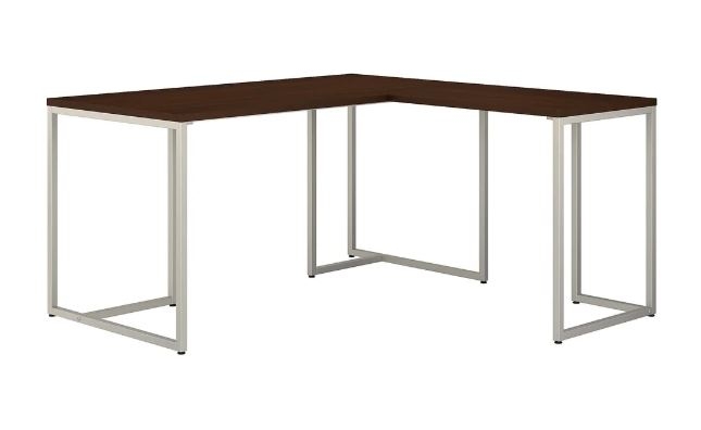 Method 72W L Shaped Desk from Office by kathy ireland® - Walnut Finish - Image 1