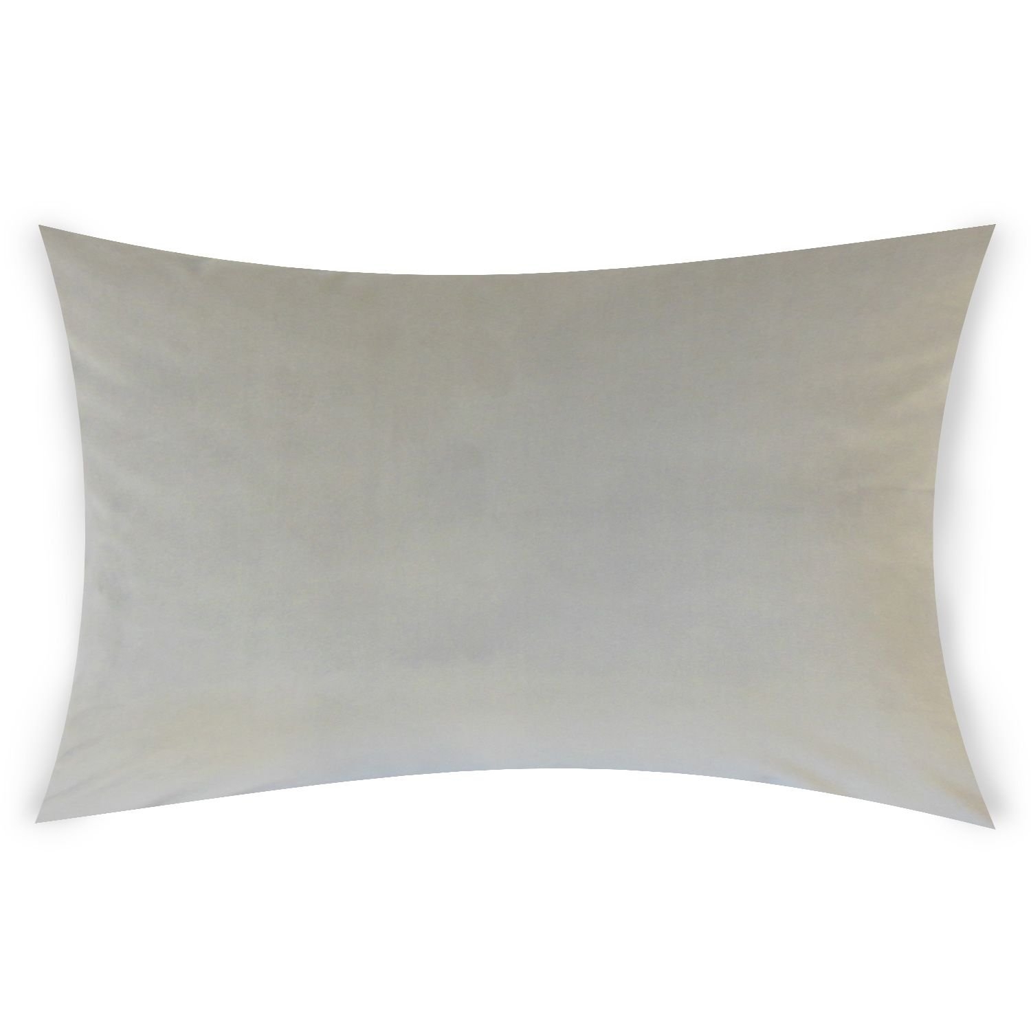 Classic Velvet Lumbar Pillow, Smoke, 18" x 12" - Image 0