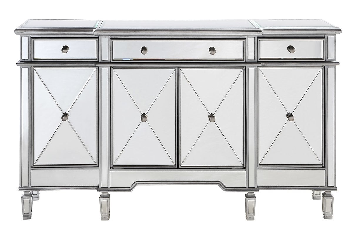 Contempo 60" Wide 3 Drawer Sideboard - Image 0
