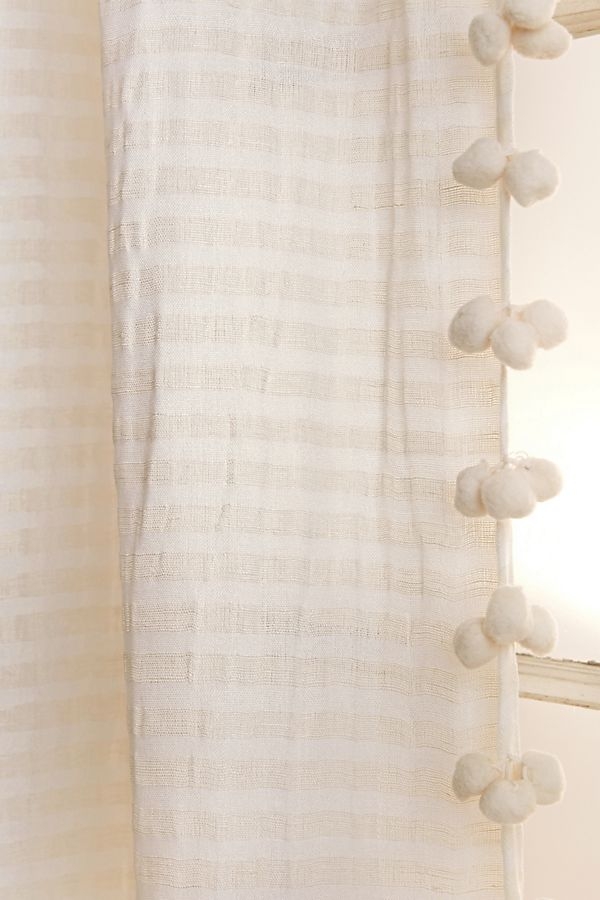 Pom Tassel Curtain - Image 1