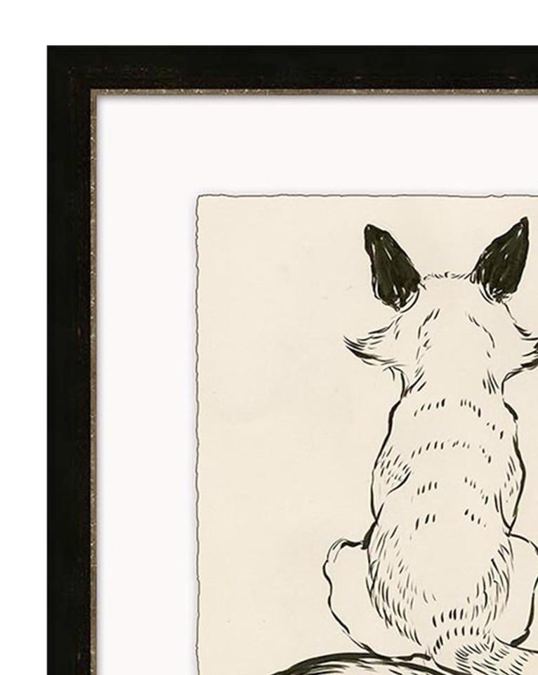 RESTING FOX Framed Art - Image 1