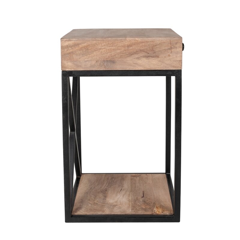 Christie Floor Shelf End Table with Storage - Image 6
