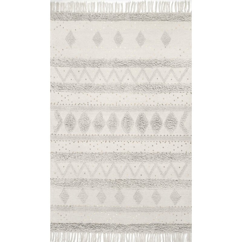 Lynch Hand-Tufted Wool Stone Area Rug - Image 0