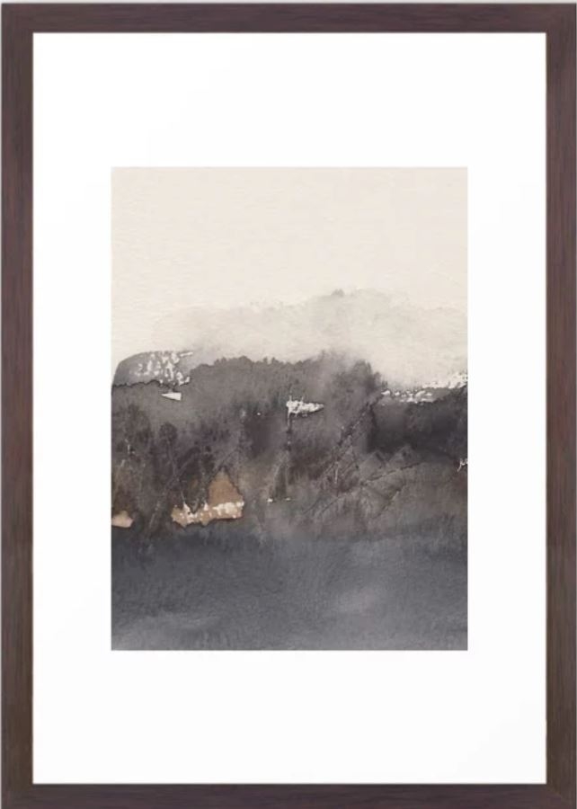 November morning 4 Framed Art Print, 15 X 21, Conservation Walnut - Image 0