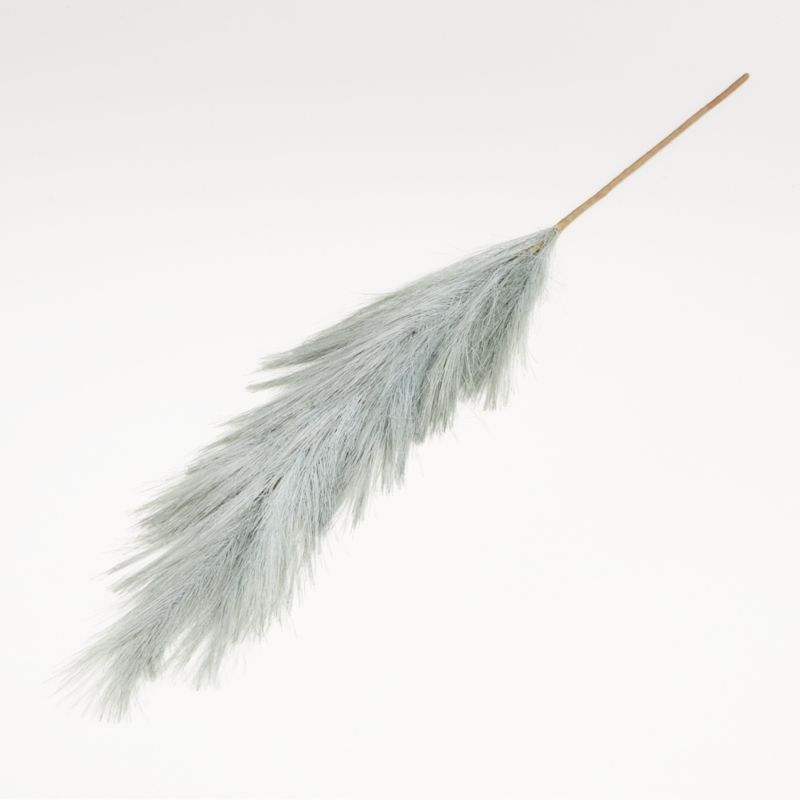 Artificial Dusty Blue Pampas Grass Stem - Image 2