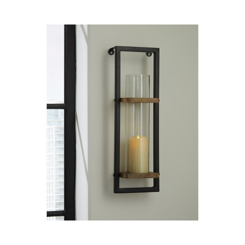 Colburn Tall Glass Wall Sconce - Image 0