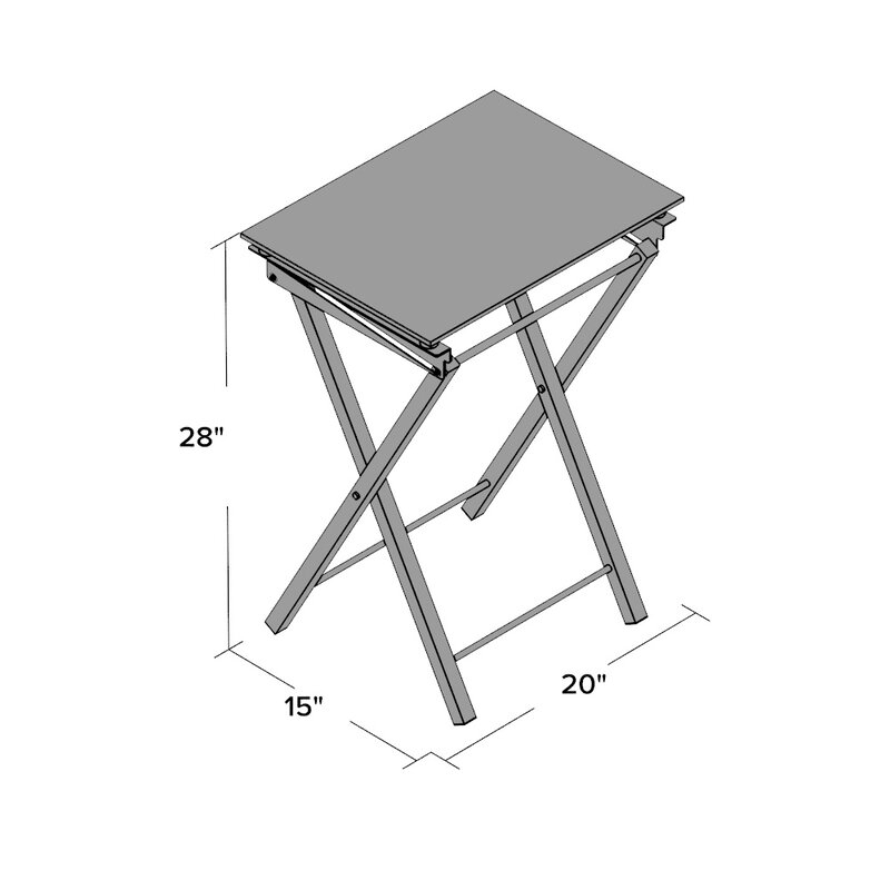 Aloysius Folding Tray Table (Set of 2) - Image 2