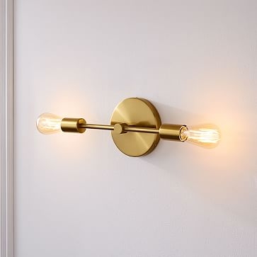 Mobile Sconce, 2-Light, Antique Brass, Individual - Image 5