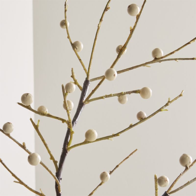 Ilex White Berry Stem Branch - Image 7
