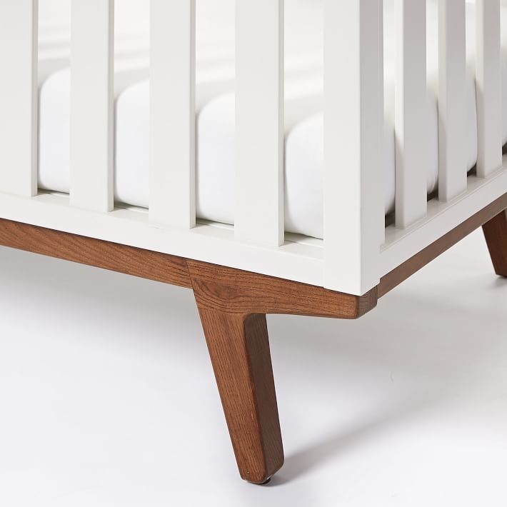 Modern Standard Crib and Lullaby Mattress Set, WE Kids - Image 6