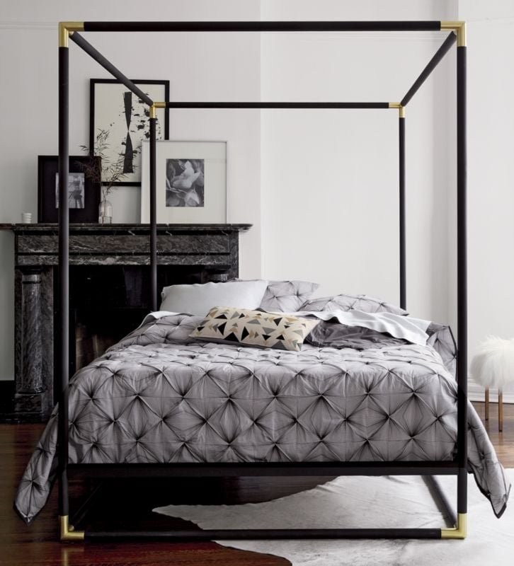 frame canopy queen bed - Image 4