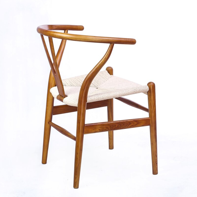 Gunnur Solid Wood Wishbone Stacking Side Chair - Image 2