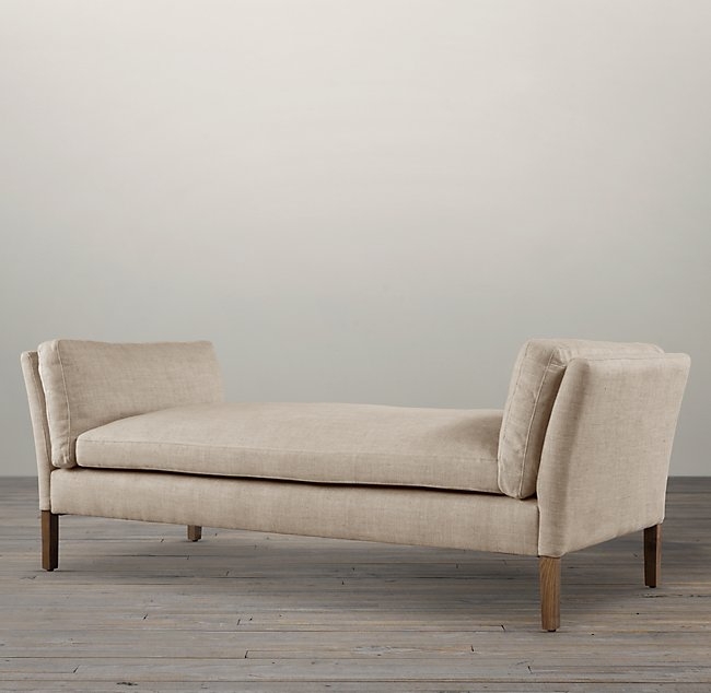 6' Sorensen Upholstered Bench - Belgian Linen Sand - Image 0