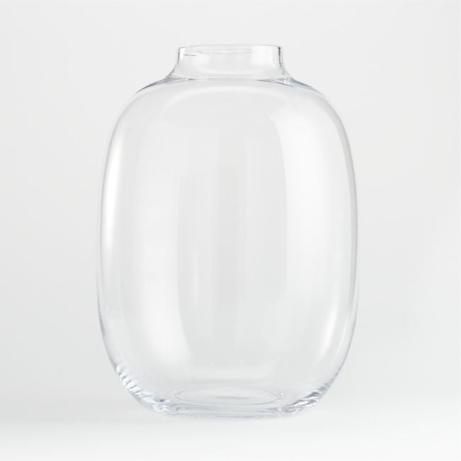 Laurel Round Clear Vase 16" - Image 0