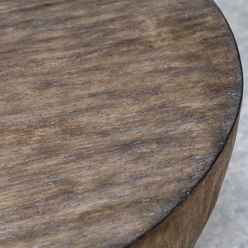 Aron Round Wood Coffee Table - Image 3
