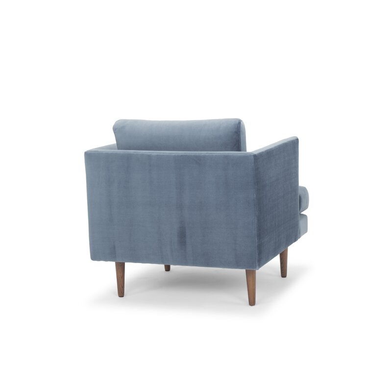 Norah Club Chair / Stax Dust Blue - Image 4