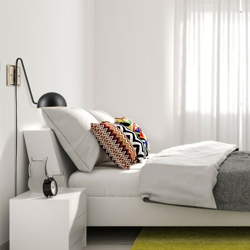 Loah 1 - Light Plug-In Matte Armed Sconce - Image 2