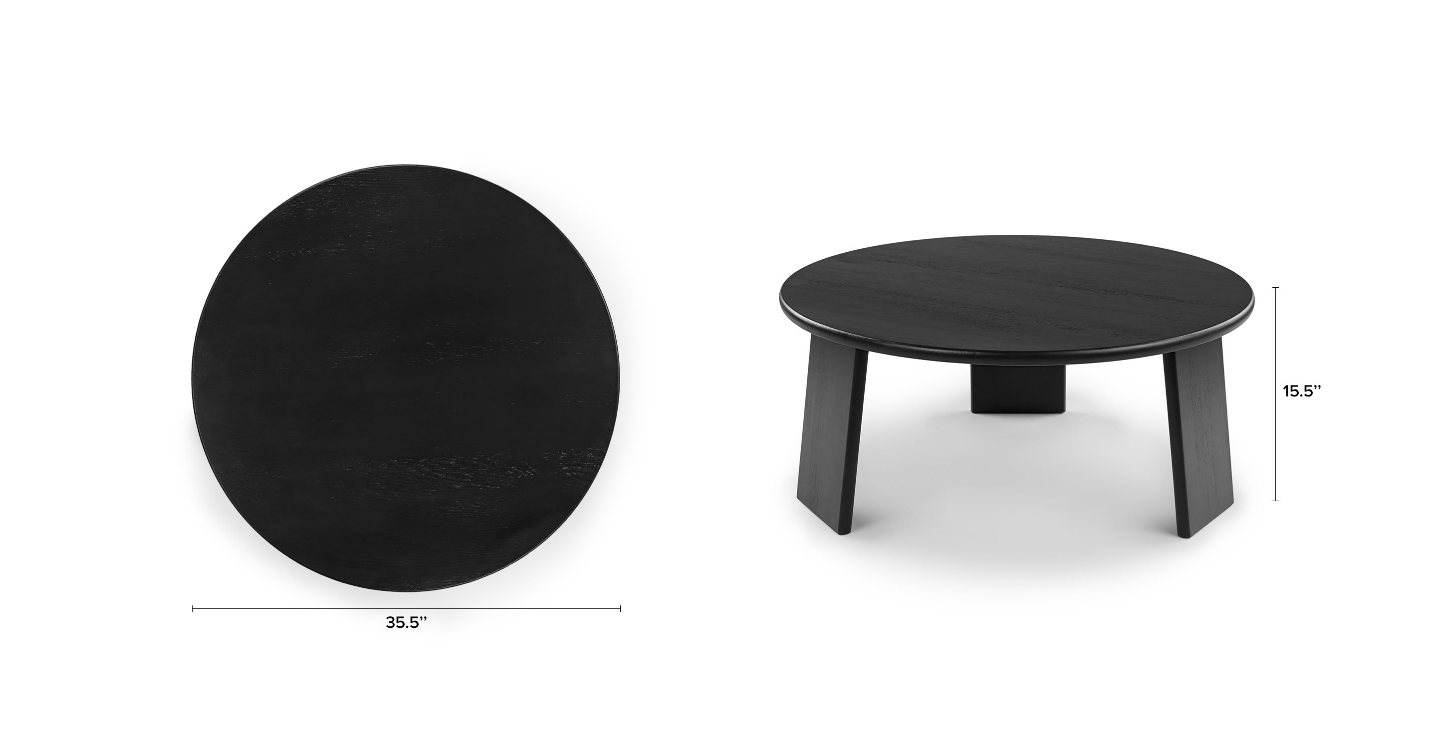 Uddo Black Ash Coffee Table - Image 6