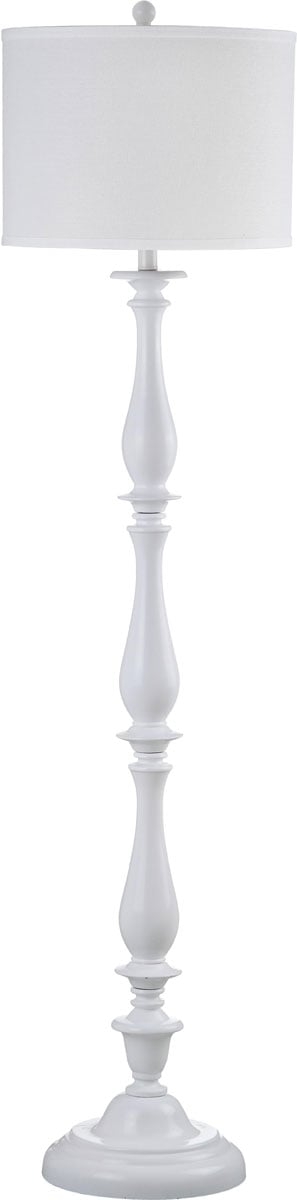 Bessie 62-Inch H Candlestick Floor Lamp - White - Safavieh - Image 0