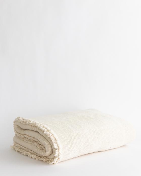 Natural Striped Blanket - Image 1