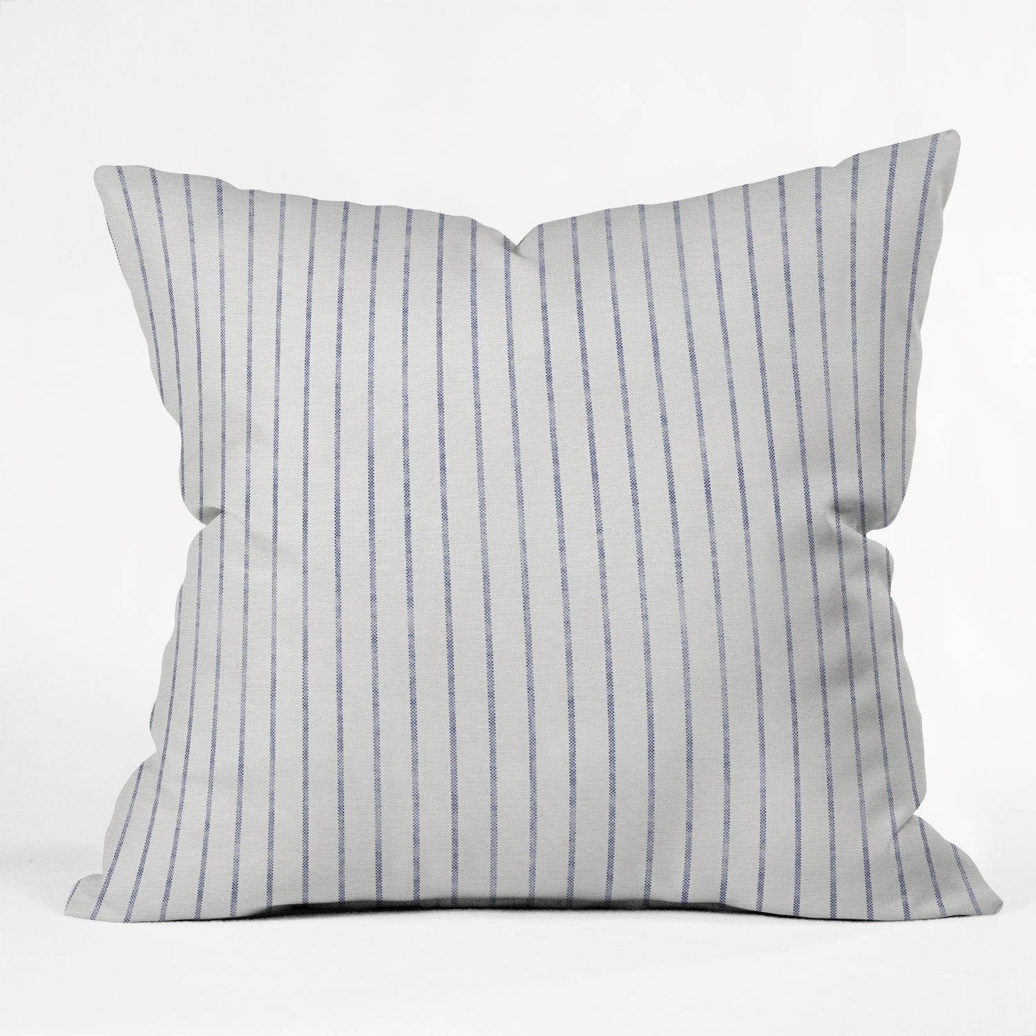 THROW PILLOW AEGEAN WIDE STRIPE  BY HOLLI ZOLLINGER // 20" x 20" // Pillow Cover with Insert - Image 0