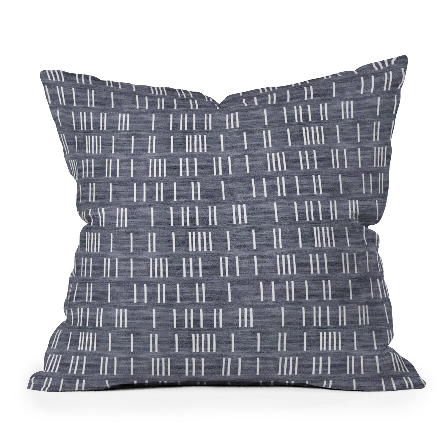 BOGO DENIM LIGHT Throw Pillow -20" x 20"- With Insert - Image 0