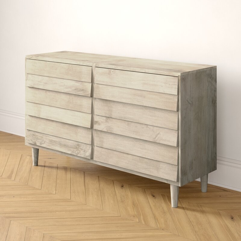 Naomi Reclaimed Look 6 Drawer Double Dresser - Image 3