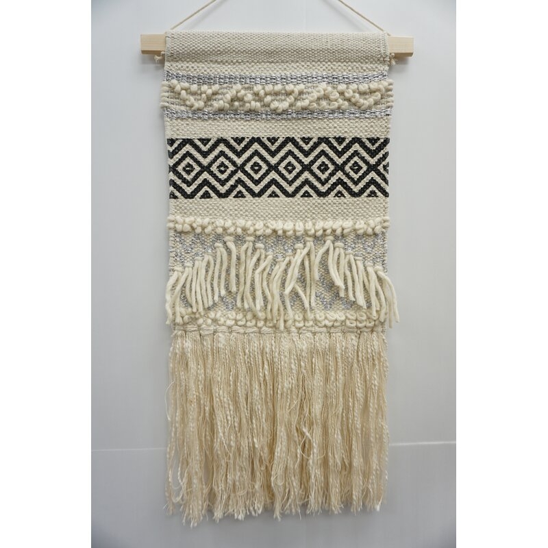 Wool Wall Hanging with Hanging Accessories and Rod Included - Image 0