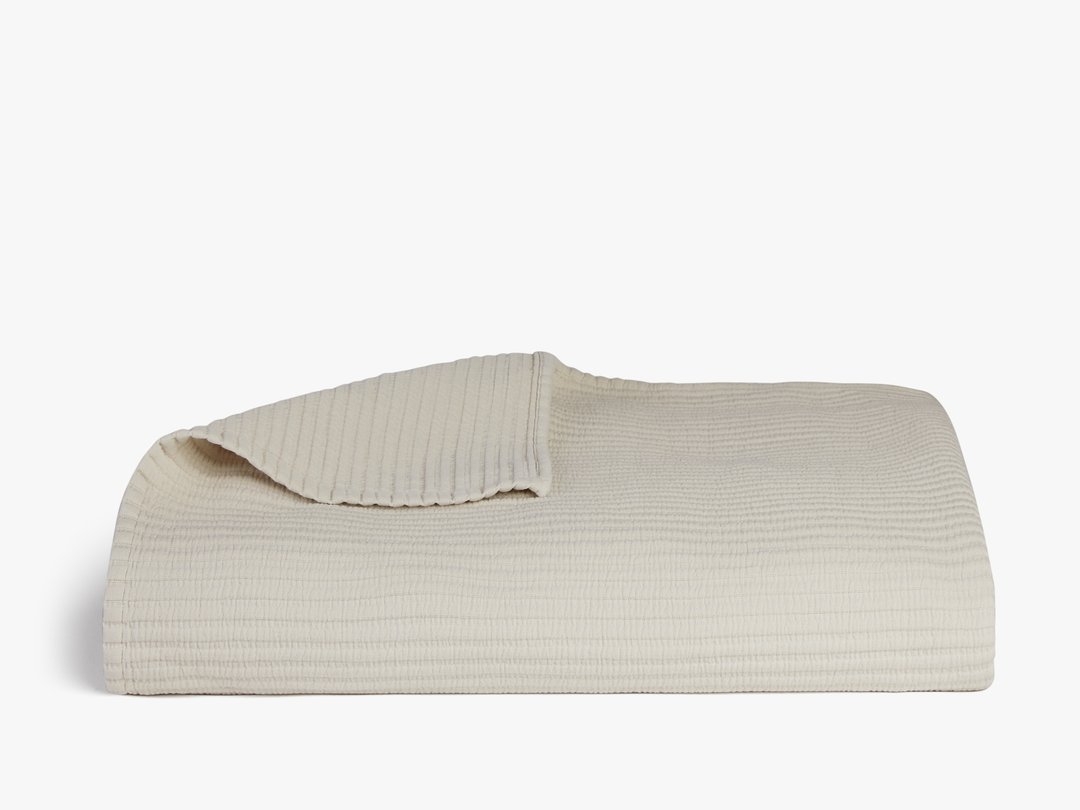 Full/Queen Matelasse Coverlet in Dune | Parachute - Image 0