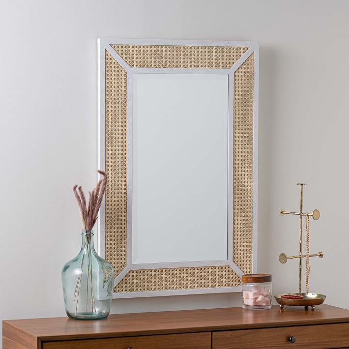 Dani Wall Mirror, White - Image 1