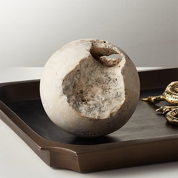Limestone Sphere Bowl Filler - Image 1
