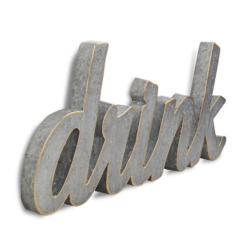 Metal Drink Wall Décor - Image 2