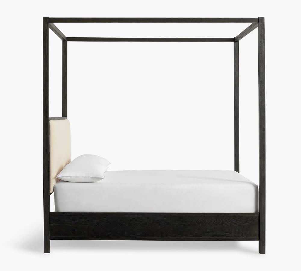 Calistoga Canopy Bed, Dusty Charcoal, King - Image 4