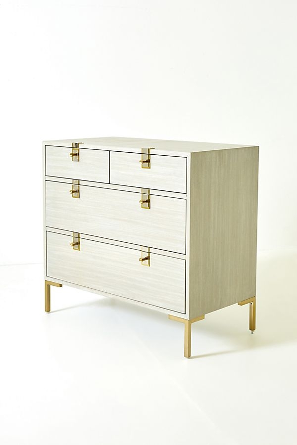 Ingram Four-Drawer Dresser - Light Grey - Image 1