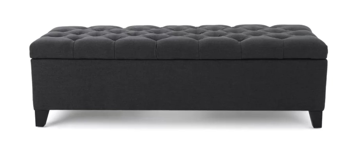Amalfi Upholstered Storage Bench - Image 0