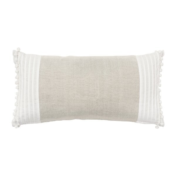 Douglaston Rectangular 100% Cotton Pillow Cover and Insert - Image 1