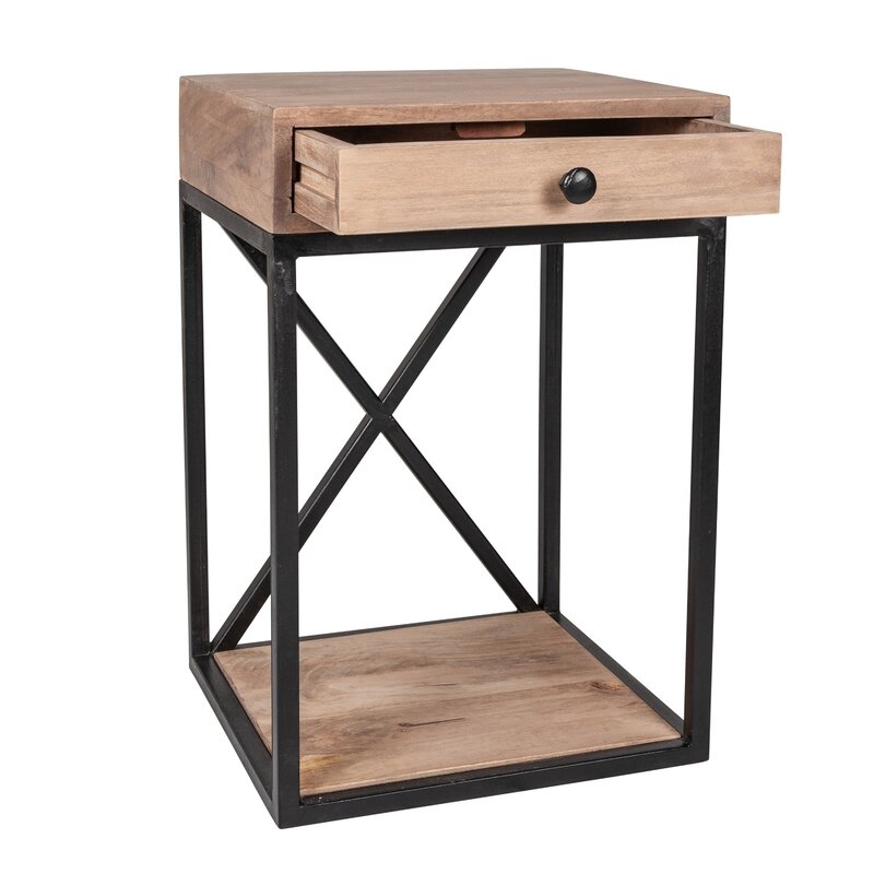 Christie Floor Shelf End Table with Storage - Image 7