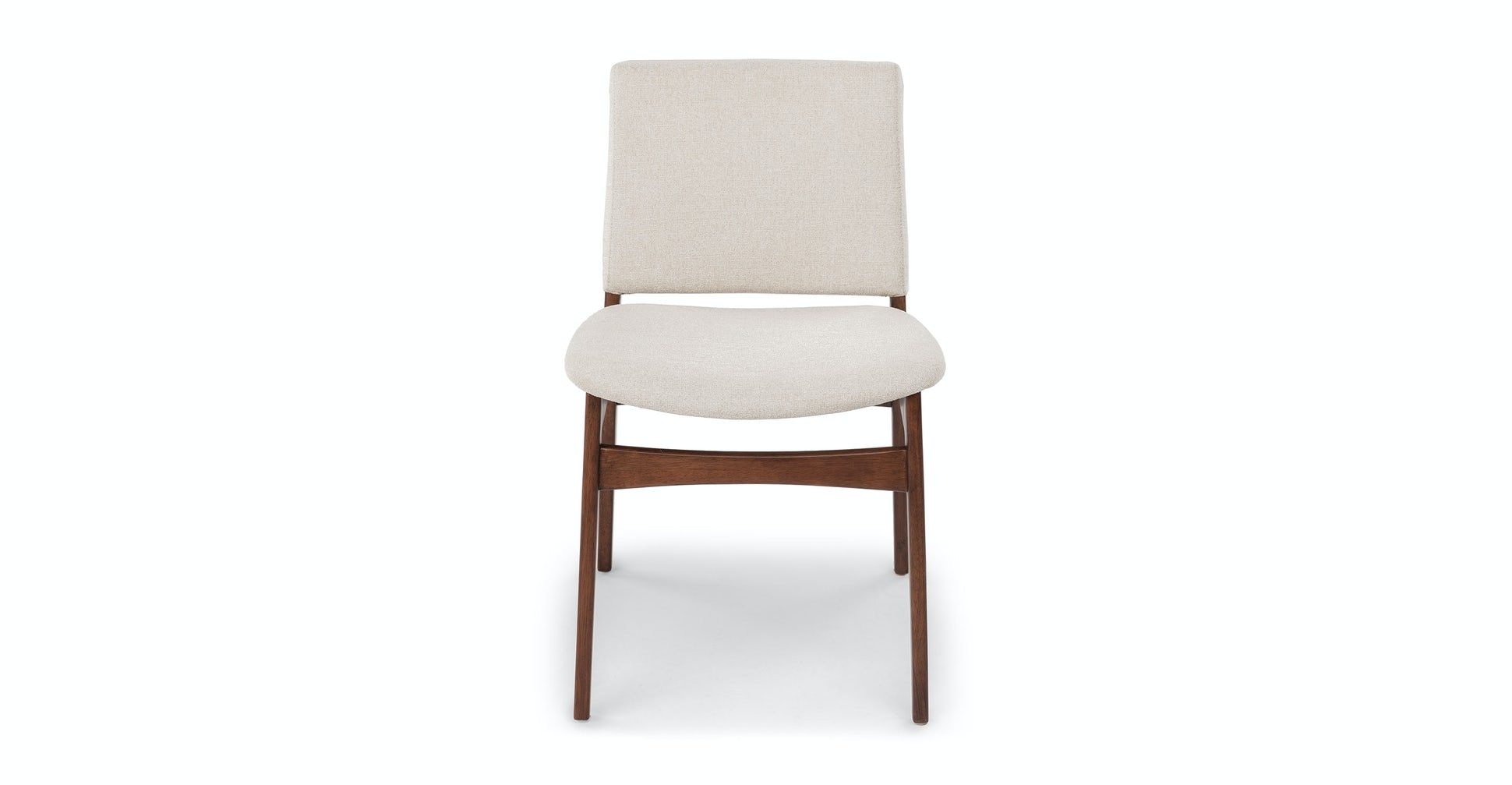 Nosh Chalk Gray Walnut Dining Chair - Image 3