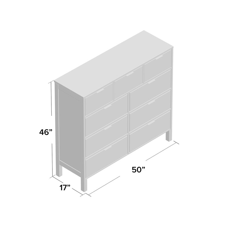 Hosier 9 Drawer Dresser - Image 2