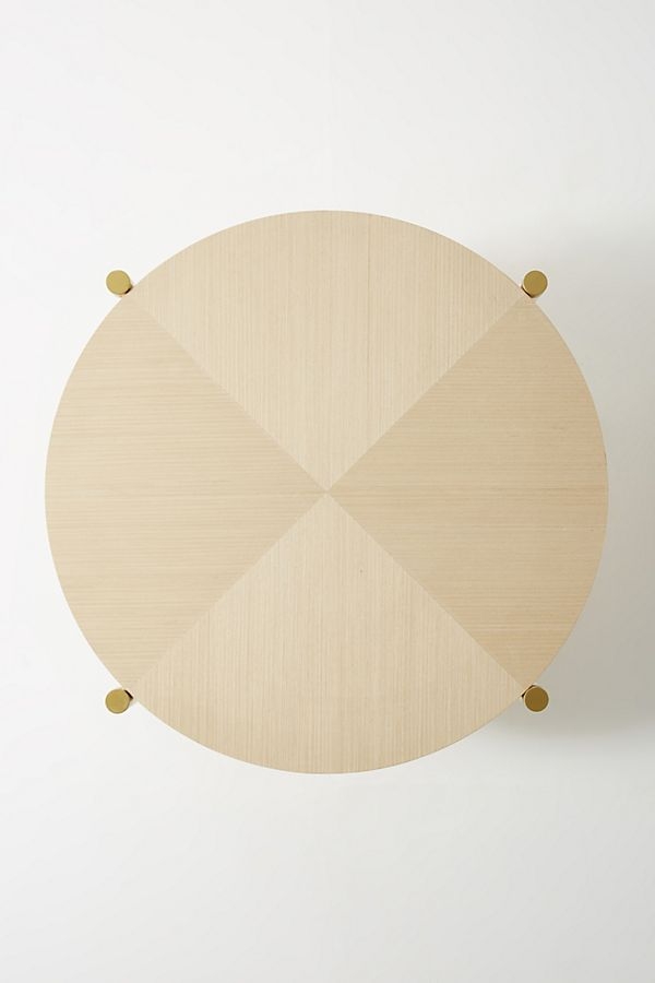 Geo-Marquetry Round Coffee Table - Image 1