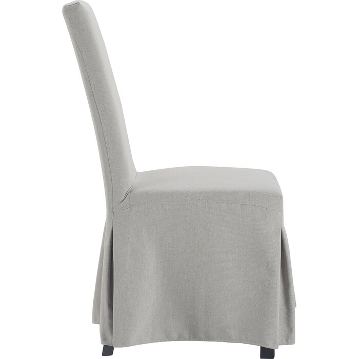 Box Cushion Dining Chair, Gray (Set of 2) - Image 1