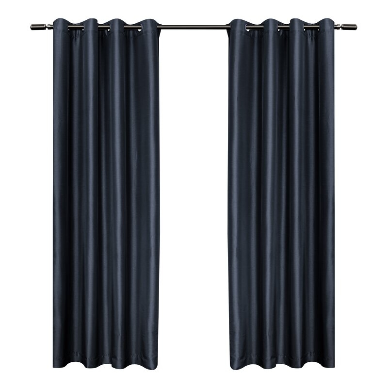 Bedelia Solid Light Filtering Grommet Curtain Panels (SET OF 2) - Image 0