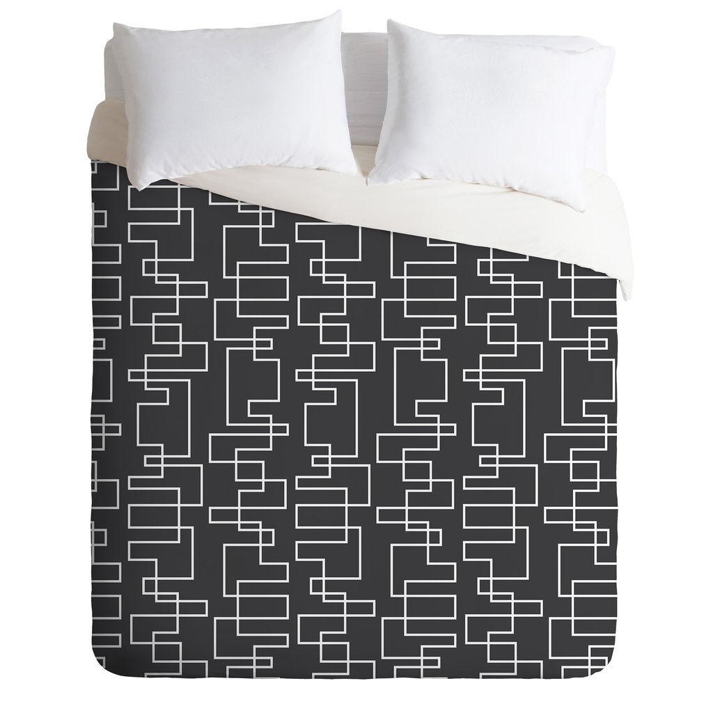 TRANSIT BLACK - Duvet Cover + 2 Pillow Shams - Image 0