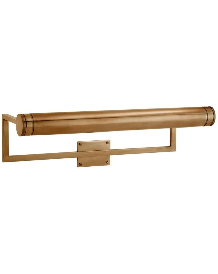 COSMOPOLITAN PICTURE 30" LIGHT - HAND-RUBBED ANTIQUE BRASS - Image 0