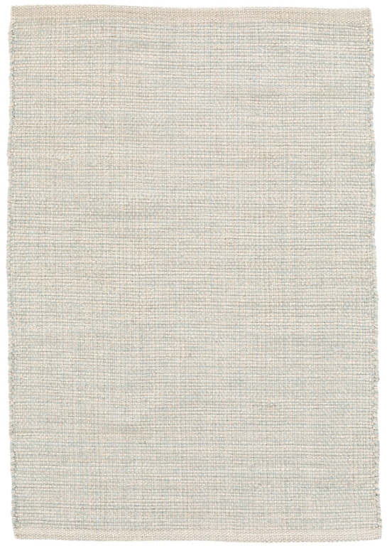 MARLED LIGHT BLUE WOVEN COTTON RUG - 5' x 8' - Image 0